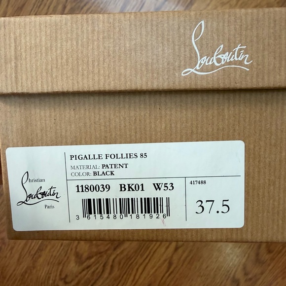 Christian Louboutin Pigalle Follies 85 size 37.5 - Picture 15 of 16